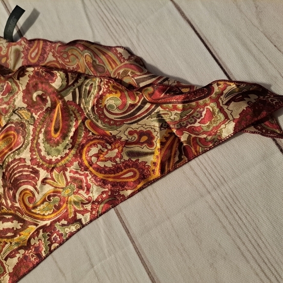 Lane Bryant Paisley Scarf Fall Colors - Picture 11 of 12